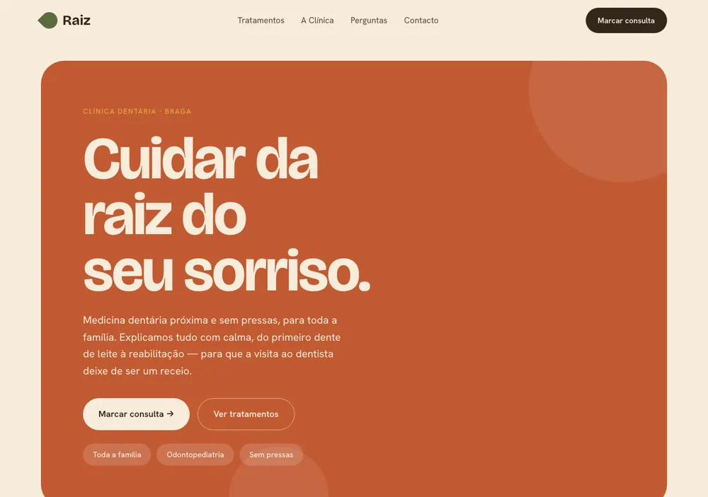 Demostración — Clínica dental — acogedor